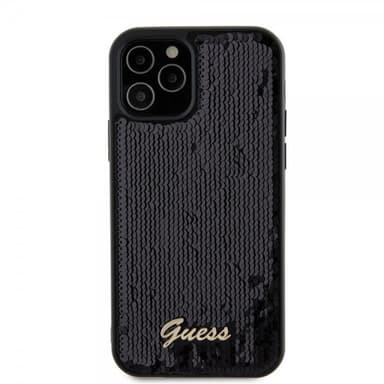 Guess iPhone 12/iPhone 12 Pro Skal Sequin Svart