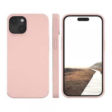 dbramante1928 iPhone 15 Plus Skal Monaco MagSafe Pink Sand
