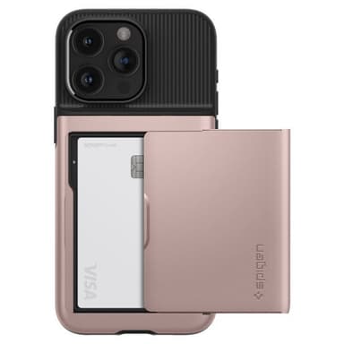 Spigen iPhone 15 Pro Skal Slim Armor CS Rose Gold