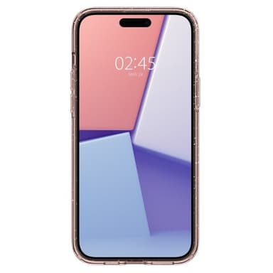 Spigen iPhone 15 Skal Liquid Crystal Glitter Rose Quartz
