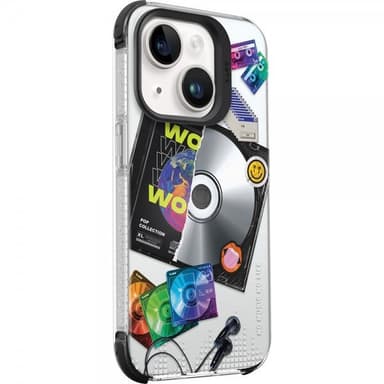 LAUT iPhone 15 Skal POP RETRO MUSIC MagSafe