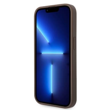 Guess iPhone 15 Pro Max Skal 4G Logo Brun