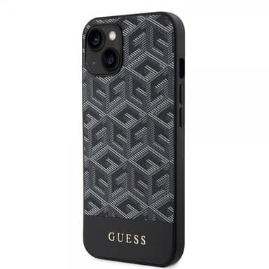 Guess iPhone 14 Skal G Cube MagSafe Svart