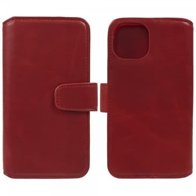 Nordic Covers iPhone 15 Plus Fodral Essential Leather Poppy Red