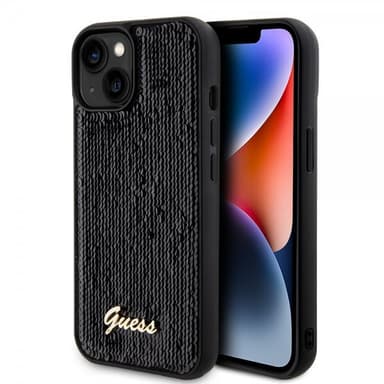 Guess iPhone 15 Skal Sequin Svart