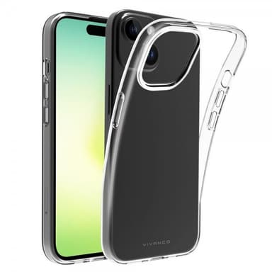 Vivanco iPhone 15 Plus Skal Slim TPU Transparent