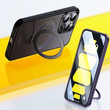 Baseus iPhone 15 Pro Max Skal Smart Ring Series MagSafe Svart