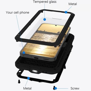 Love Mei Xiaomi 13 Skal Powerful Case Röd