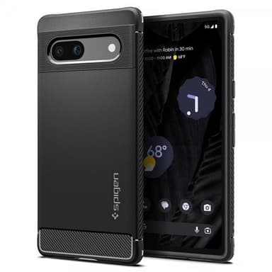 Spigen Google Pixel 7a Skal Rugged Armor Matte Black