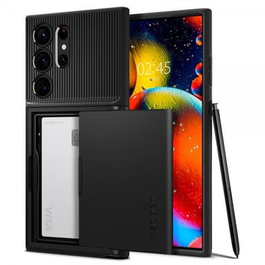 Spigen Samsung Galaxy S23 Ultra Skal Slim Armor CS Svart