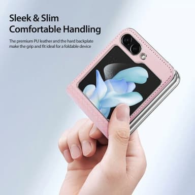 DUX DUCIS Samsung Galaxy Z Flip 5 Skal Bril Series Rosa