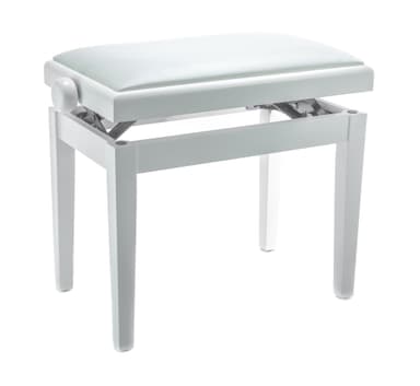 BandMate Adam Piano Bench Deluxe (Matt vit)