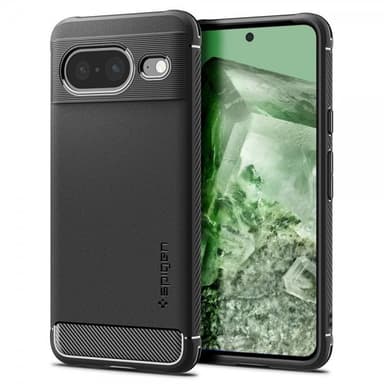 Spigen Google Pixel 8 Skal Rugged Armor Matte Black