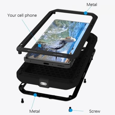 Love Mei Xiaomi 13 Pro Skal Powerful Case Svart