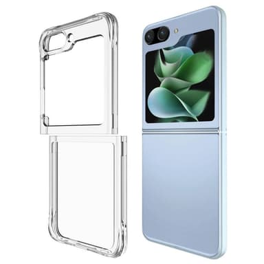 SKALO Samsung Z Flip5 TPU Clear Hybrid Skal - Transparent