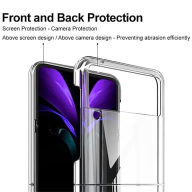 IMAK Air II Pro TPU skal baksida för Samsung Galaxy Z Flip3 5G