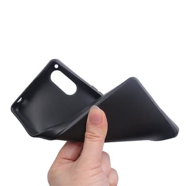 Slim-Fit TPU telefonfodral Skal för Sony Xperia 5 V- Svart