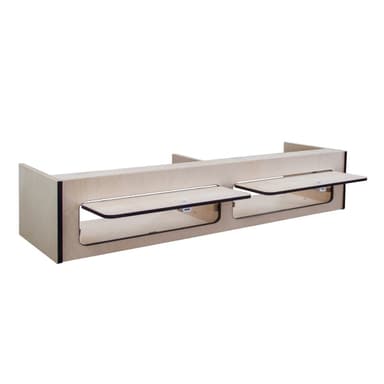 Överskåp för Inredning i Skåpbil med Svart List – 120cm x 25cm x 25cm