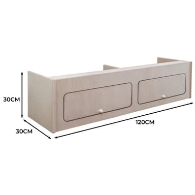 Överskåp för Inredning i Skåpbil – 120cm x 30cm x 30cm