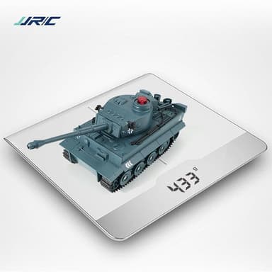 Fjärrstyrd tank roterbart kanontorn grå Q85