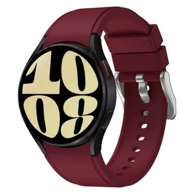 Silikon klockarmband No-Gap Samsung Galaxy Watch 6 (44mm) - Wine