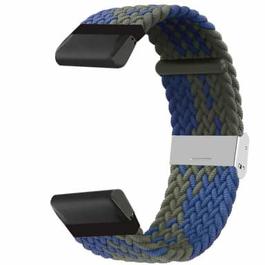 Flätat klockarmband Garmin Descent Mk2i - Bluegreen