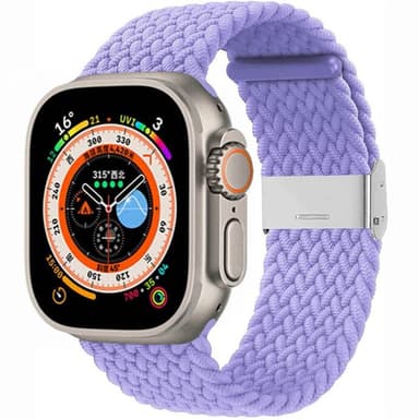 Flätat klockarmband Apple Watch Ultra 2 (49mm) - Lightpurple