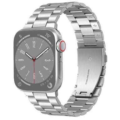 Klockarmband rostfritt stål Apple Watch 9 (45mm) - Silver