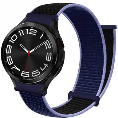 Nylon Armband No-Gap Samsung Galaxy Watch 6 Classic (43mm) - Midnight