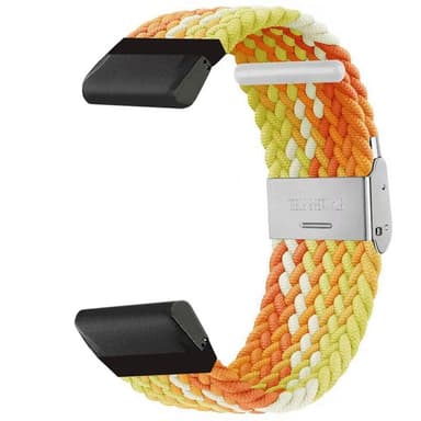 Flätat klockarmband Garmin Fenix 6X Pro - Gradient orange