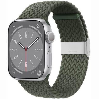Flätat klockarmband Apple Watch 9 (41mm) - Army