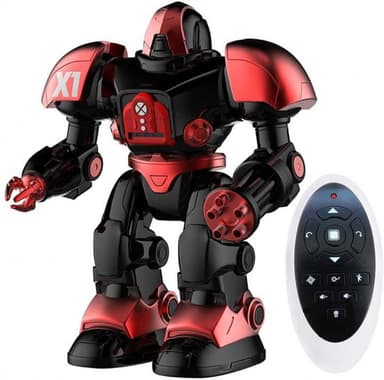Radiostyrd Robot som skjuter skumskivor + dansar och sjunger
