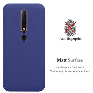 Skal Nokia 6.1 Fodral Case (Blå)