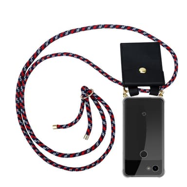 Google PIXEL 3A Skal Fodral Kedja (Blå)