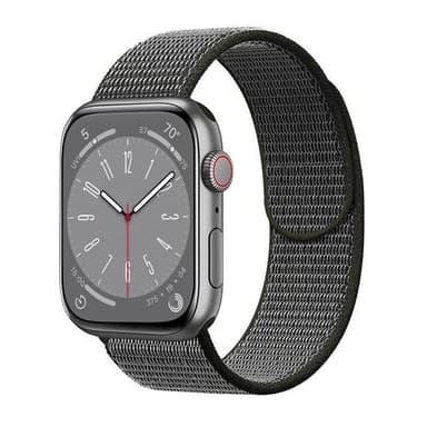 Nylon klockarmband Apple Watch 9 (41mm) - Dark olive