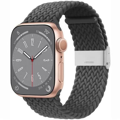 Flätat klockarmband Apple Watch 9 (41mm) - Skygrey