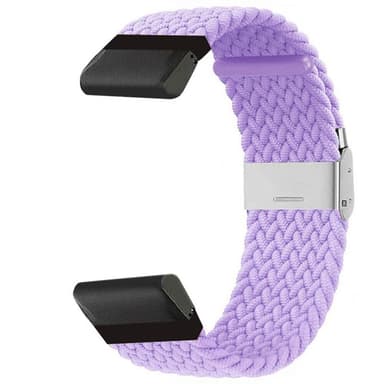 Flätat klockarmband Garmin Descent G1 - Lightpurple