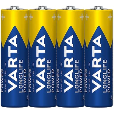 Alkaline Batteri AA | 1.5 V DC | 4-krympförpackning