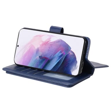 SKALO Samsung S22 10-FACK Plånboksfodral - Blå