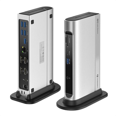 Dockning Cable Matters 14-Port Thunderbolt 3 Dockning station Dual HDMI DP 4K ...