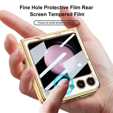 Elk Glass Case Samsung Galaxy Z Flip 5 - Petrol