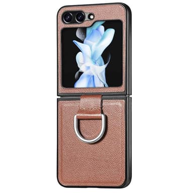 Ring Case Samsung Galaxy Z Flip 5 - Brun