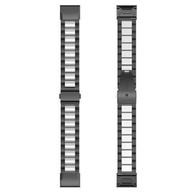 Klockarmband rostfritt stål Garmin D2 Delta S - Svart/silver