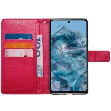 Plånboksfodral 3-kort Google Pixel 8 - Rosa