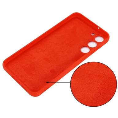 Liquid silikon skal Samsung Galaxy S23 FE - China Red