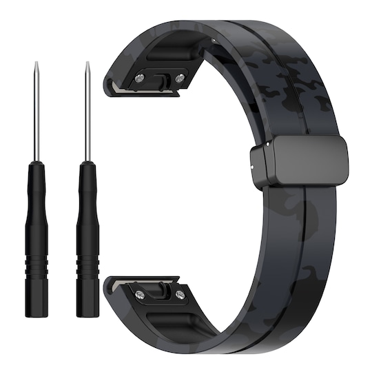 22 mm silikon magnetiskt spänne klockarmband för Samsung Gear S3, Garm