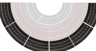 Carrera 20573 - Vrid 3/30° - 6 st