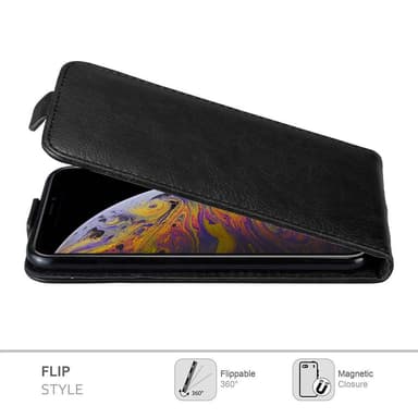 iPhone XS MAX Flipfodral Skal (Svart)
