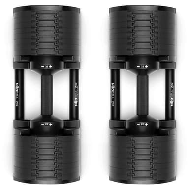 NÜO Nuobell 2-32 kg All Black (Par), Hantlar