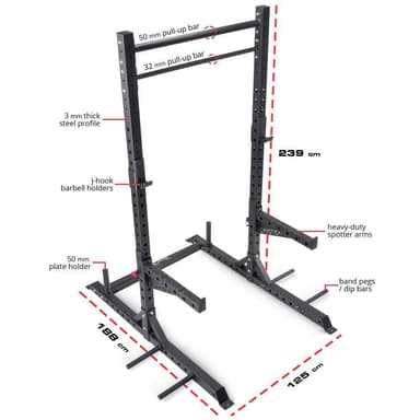 Gymstick Alpha Cage, Rig
